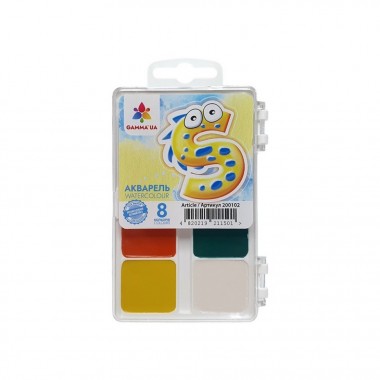 Детская медовая акварель 200102P 8 цветов