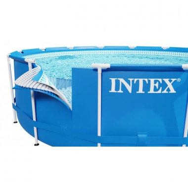 Бассейн каркасный Metal Frame Pool Intex 28202, 305Х76 см, с фильтр-насосом, 4485 л.