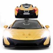 Машинка на радиоуправлении McLaren P1 GTR Rastar 75160 желтый, 1:14