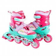 Дитячі ролики Extreme Motion RL2430(Pink) колеса що світяться, рожевий, S (30-33)
