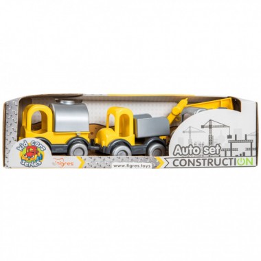 Детский игровой набор стройтехникс "Kid cars" 39270 из 3х машинок