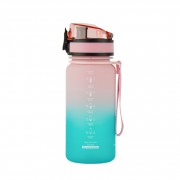 Бутылка для воды UZSPACE 3034(Pink-Blue) 350 мл, розовато-голубая