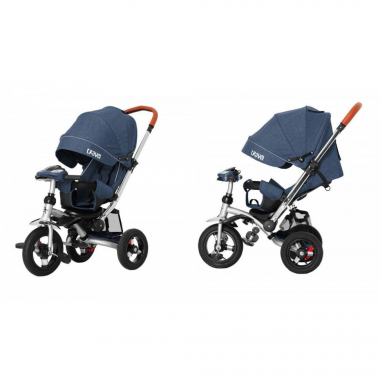 Трехколесный велосипед TRAVEL Tilly  T-387/1 Синий лен