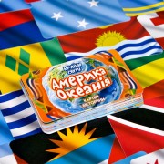 Настольная игра Страны мира Америка и Океания 31104 карточки 72 шт, кубик