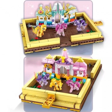 Конструктор книга-игровое поле SY1497  Little Pony 546 деталей