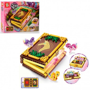 Конструктор книга-игровое поле SY1497  Little Pony 546 деталей