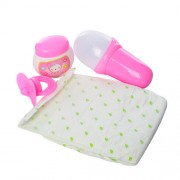 Ліжечко для пупса M 3836-07 з постіллю і аксесуарами