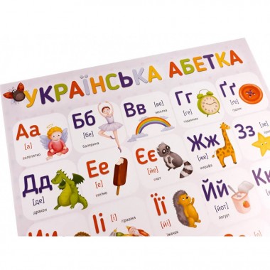 Плакат Український алфавіт 120498