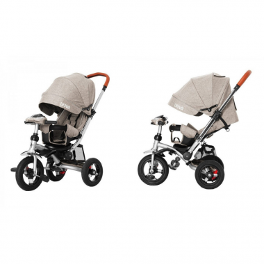 Трехколесный велосипед TRAVEL Tilly  T-387/1 Бежевый лен