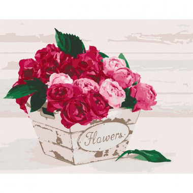 Картина по номерам Flowers box Art Craft 12151-AC 40*50 см