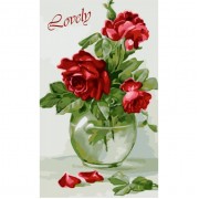 Картина по номерам Идейка Букеты Чувственные розы 30*50см KHO2091