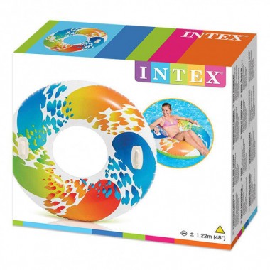 Надувной круг с ручками Intex 58202