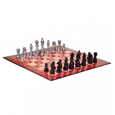 Настольная игра Шахматы 99300/99301 картонная доска - 36*36 см (Красная доска )