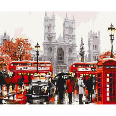 Картина за номерами "Осінній Лондон" Art Craft 11679-AC 40х50 см