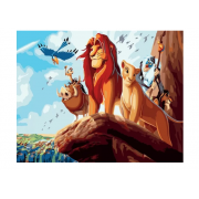 Картина по номерам Brushme Король лев GX3755