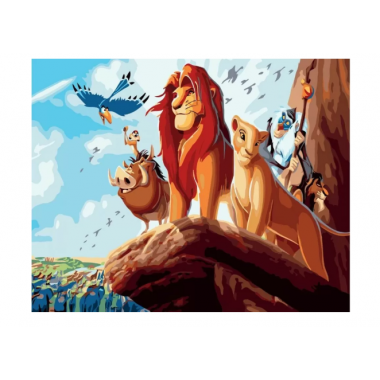 Картина по номерам Brushme Король лев GX3755