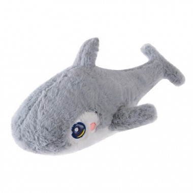 Детская мягкая игрушка Акула K15248(Grey) серый, размер 45 см Детская мягкая игрушка Акула K15248(Grey) серый, размер 45 см