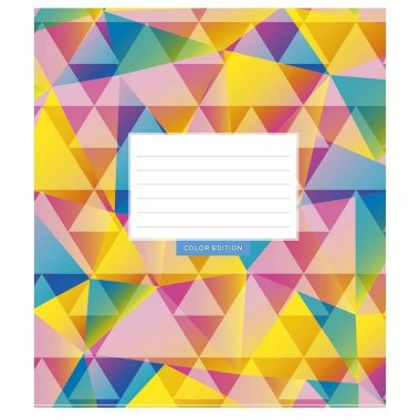 Тетрадь ученическая Rainbow style 012-3144L-1 в линию 12 листов