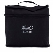 Набор скетч маркеров CY2417 60 цветов, спиртовые двухсторонние маркеры, Длина маркера 15,5 см