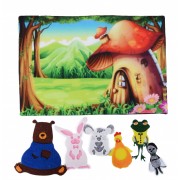 Дитяча розвиваюча гра з фетру. Казка