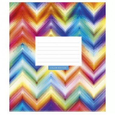 Тетрадь ученическая Rainbow style 012-3144L-2 в линию 12 листов