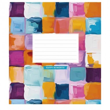 Тетрадь ученическая Color notes Школьник 012-3368L-4 в линию, 12 листов