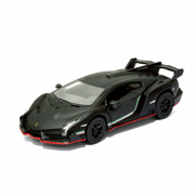 Колекційна іграшкова машинка MATTE LAMBORGHINI KT5370W інерційна  Black