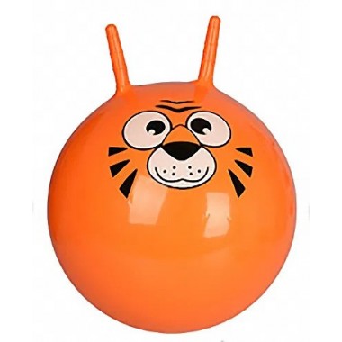 Мяч для фитнеса MS 0484-2 с рожками (Orange)