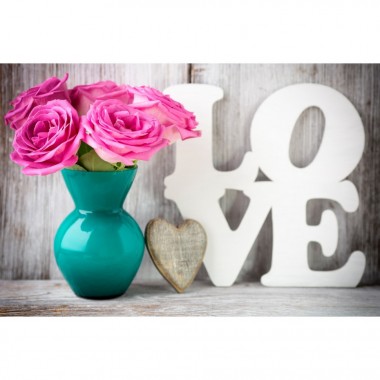 Алмазная мозаика LOVE HEG87049 30х40 см