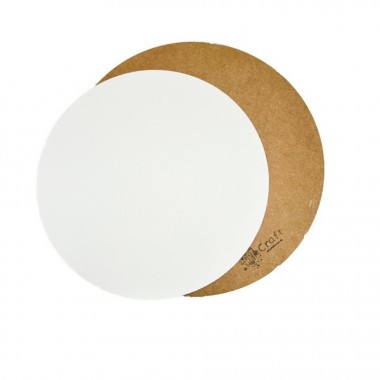 Грунтованное ДВП 17026 круглое, диаметром 50 см Грунтованное ДВП 17026 круглое, диаметром 50 см