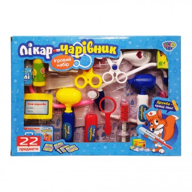 Игровой набор Доктор-волшебник Limo Toy M 0462, 22 предмета