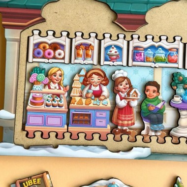 Двухслойный пазл-вкладыш 