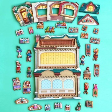 Двухслойный пазл-вкладыш 