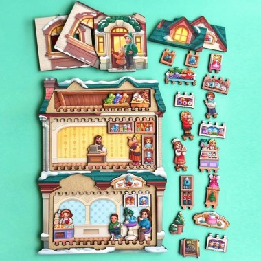 Двухслойный пазл-вкладыш 