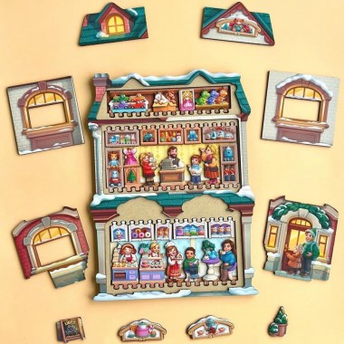 Двухслойный пазл-вкладыш 