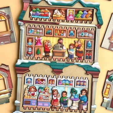 Двухслойный пазл-вкладыш 