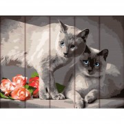 Картина по номерам по дереву 