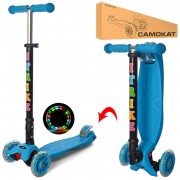 Дитячий самокат iTrike JR 3-003-1-BL MAXI складаний