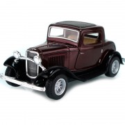 Машинка KT5332  FORD 3-Window 1:34 (Бордовый)