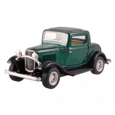 Машинка KT5332  FORD 3-Window 1:34 (Зелёный)