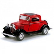Машинка KT5332  FORD 3-Window 1:34 (Красный)