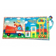 Текстильная развивающая книга для малышей Bambini