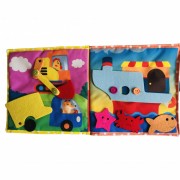 Текстильная развивающая книга для малышей Bambini