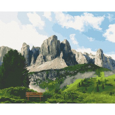 Картина по номерам. Art Craft Доломитовые Альпы 40х50 см 10555-AC