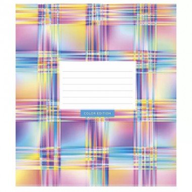 Тетрадь ученическая Rainbow style 012-3144L-4 в линию 12 листов