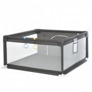 Дитячий манеж MR 1339-G, сірий, ширина з ніжками 132 см