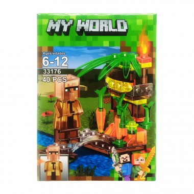 Детский конструктор My World  33176, 40 деталей