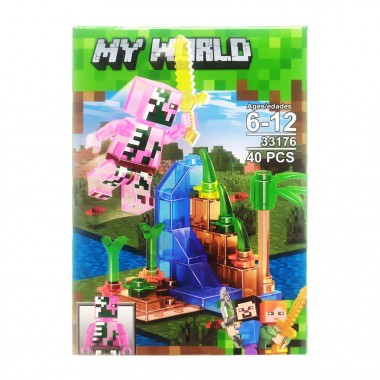 Детский конструктор My World  33176, 40 деталей