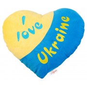 Подушка-сердце (Я люблю Украину) Tigres ПД-0121