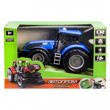 Игрушка трактор "АВТОПРОМ" 7923  инерционный (Blue)